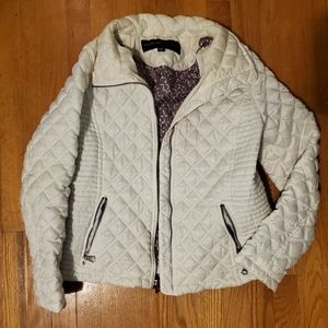 White puffer jacket